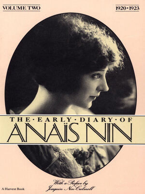 cover image of The Early Diary of Anaïs Nin, 1920–1923